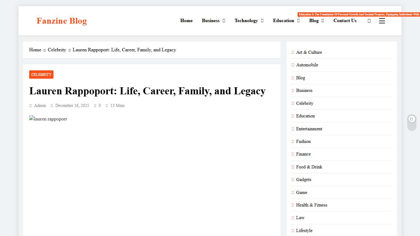 Lauren Rappoport: Age, Family, Marriage, Kids, and Career.