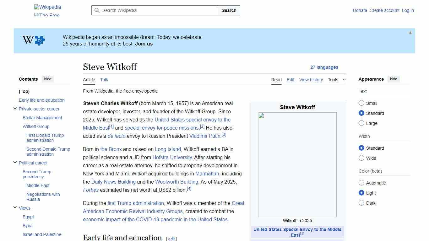 Steve Witkoff - Wikipedia